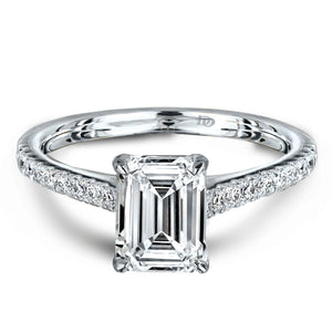 Emerald Shape Diamond Rings