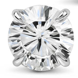 2 CT Diamond Round Stud Earrings 2 ct Diamond Earrings Lab Created Round Diamonds Diamond Diameter :6.5mm