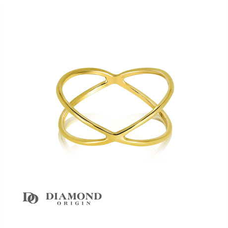 golden rings, gold rings, stack rings, stackable rings, solid gold ring, solid gold rings, diamond origin,