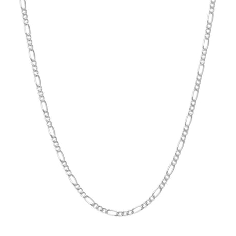 10K Gold Chain, 20", 1.30mm Figaro Chain with Spring Ring, Gold Layered Chain, Gold Necklaces, - Diamond Origin