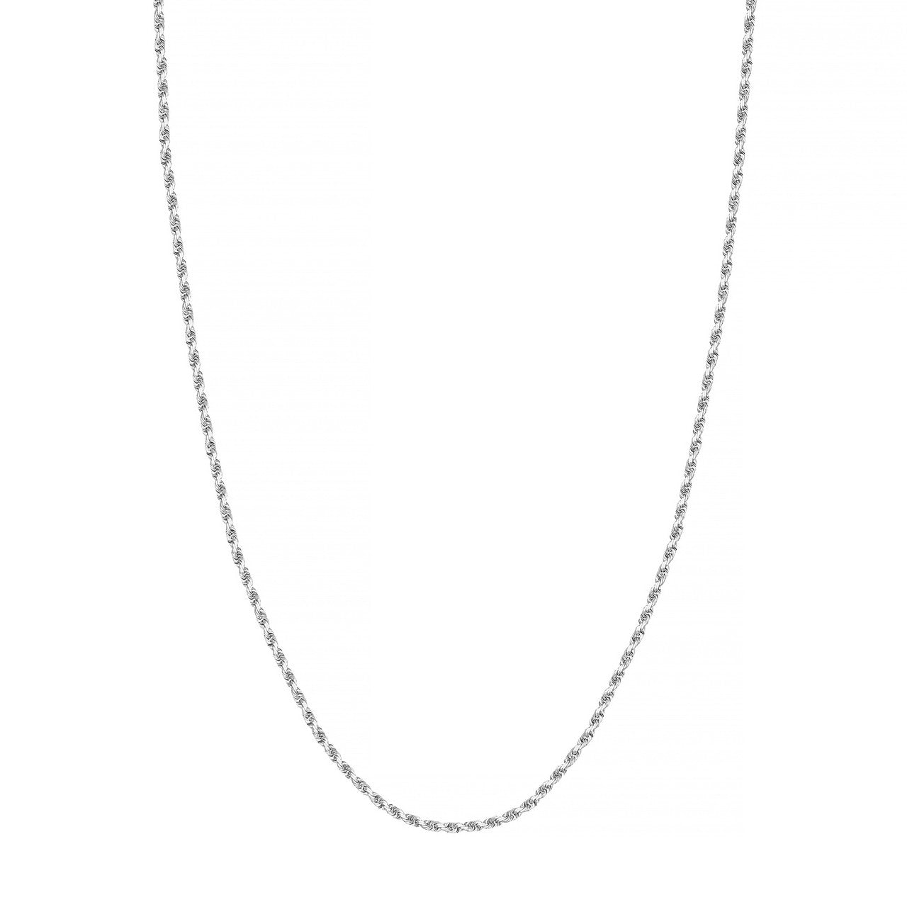 1.5mm Paper Clip Chain Necklace in Solid 10K Gold - 18