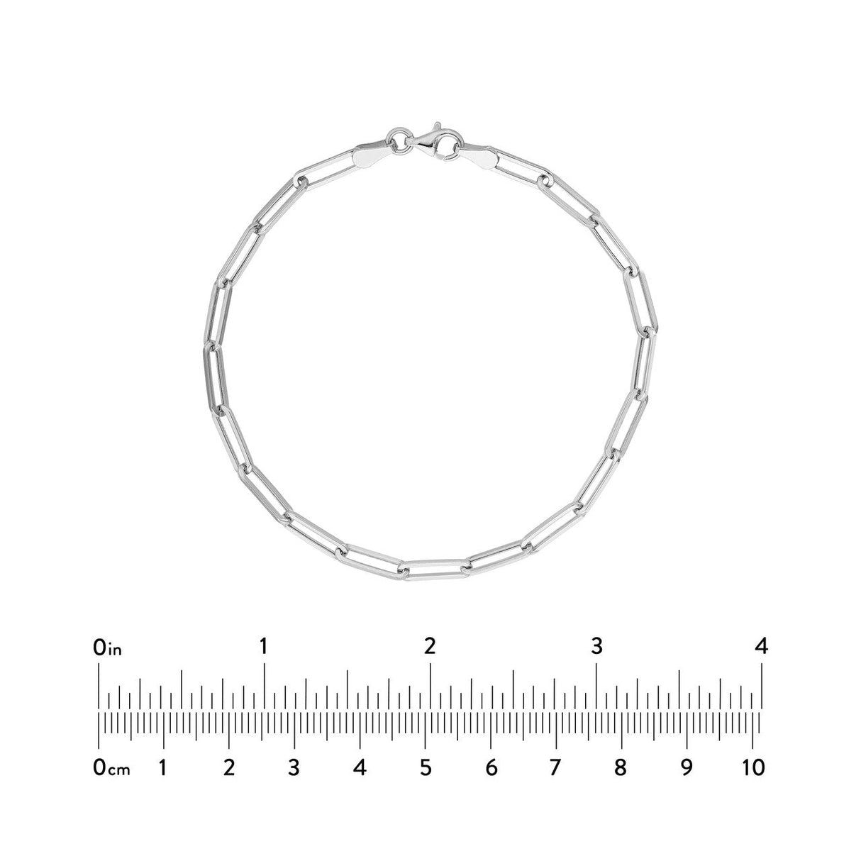 14K Gold Bracelet Designer Long Link Chain, Gold Bracelets, - Diamond Origin
