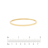 14K Gold Bracelet Plain Tube Bangle with Greek Key, Gold Bangle Bracelets - Diamond Origin
