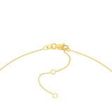 14K Gold Chain, 16", 0.8mm D/C Cable Split Chain with 14-16' Adjustable, Gold Layered Necklaces, - Diamond Origin