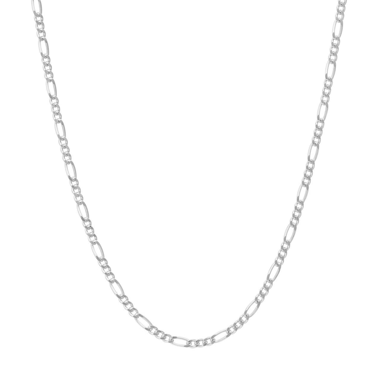 14K Gold Chain, 16", 1.30mm Figaro Chain with Spring Ring, Gold Layered Chain, Gold Necklaces - Diamond Origin