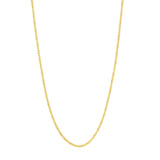 14K Gold Chain, 16", 1.45mm Light Cable Chain with Lobster Lock, Gold Layered Chain, Gold Necklaces, - Diamond Origin