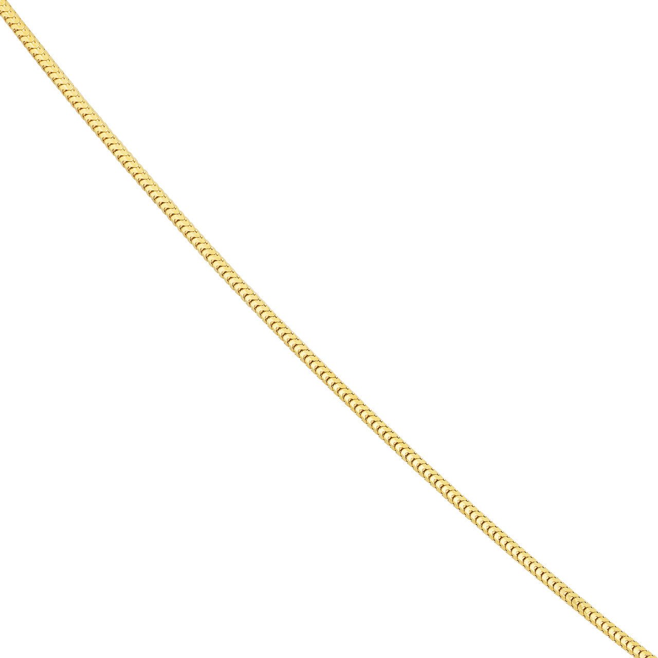 14KT YELLOW GOLD 4MM CONCAVE OPEN FIGARO CHAIN NECKLACE - 5 LENGTHS – GDS
