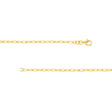 14K Gold Chain, 16", 2.1mm Paper Clip Chain, Gold Layered Chain, Gold Layered Necklaces, - Diamond Origin