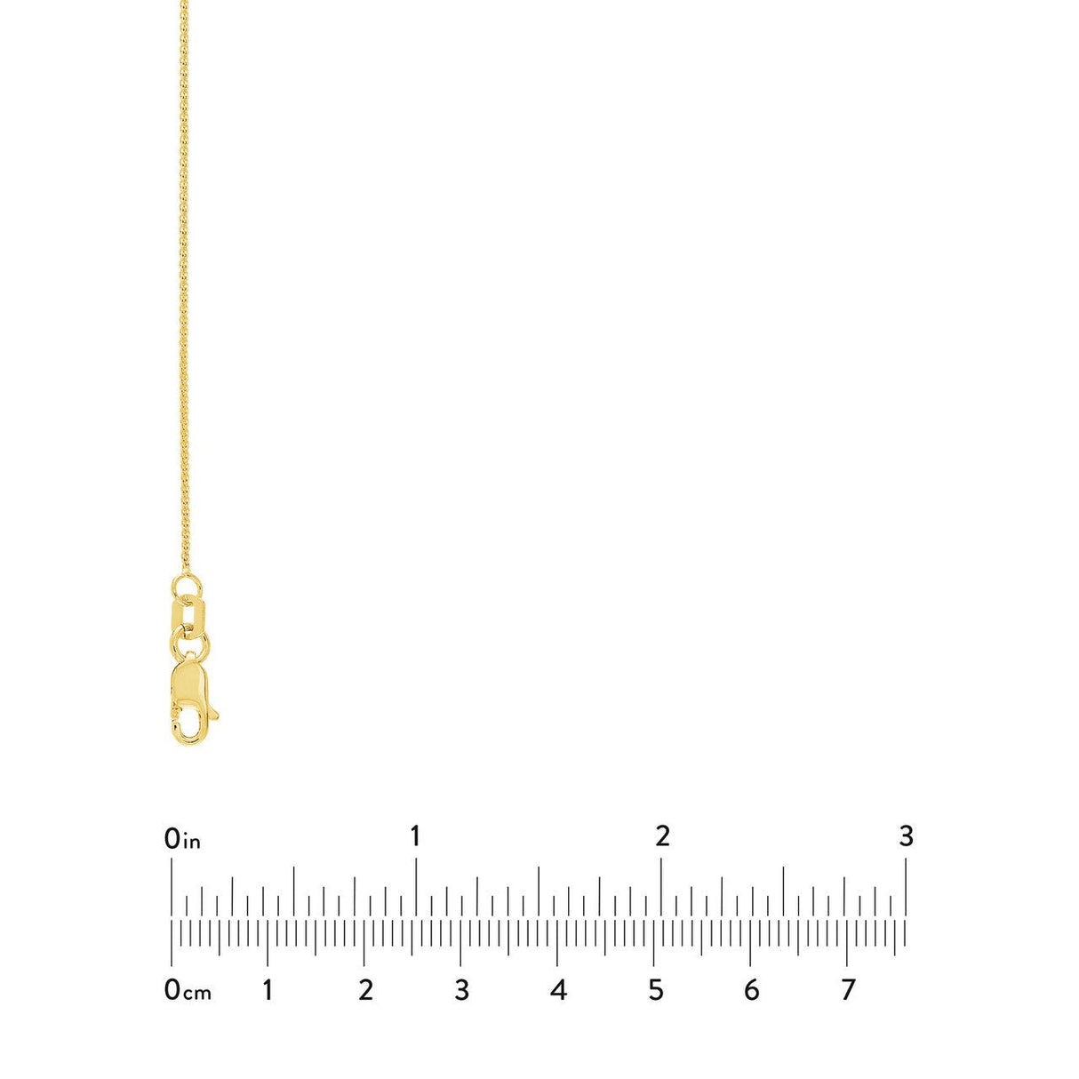 14K Gold Chain, 18", 0.85mm Adjustable Wheat Chain with Lobster Lock, Gold Layered Chains, Gold Chain Necklace, - Diamond Origin