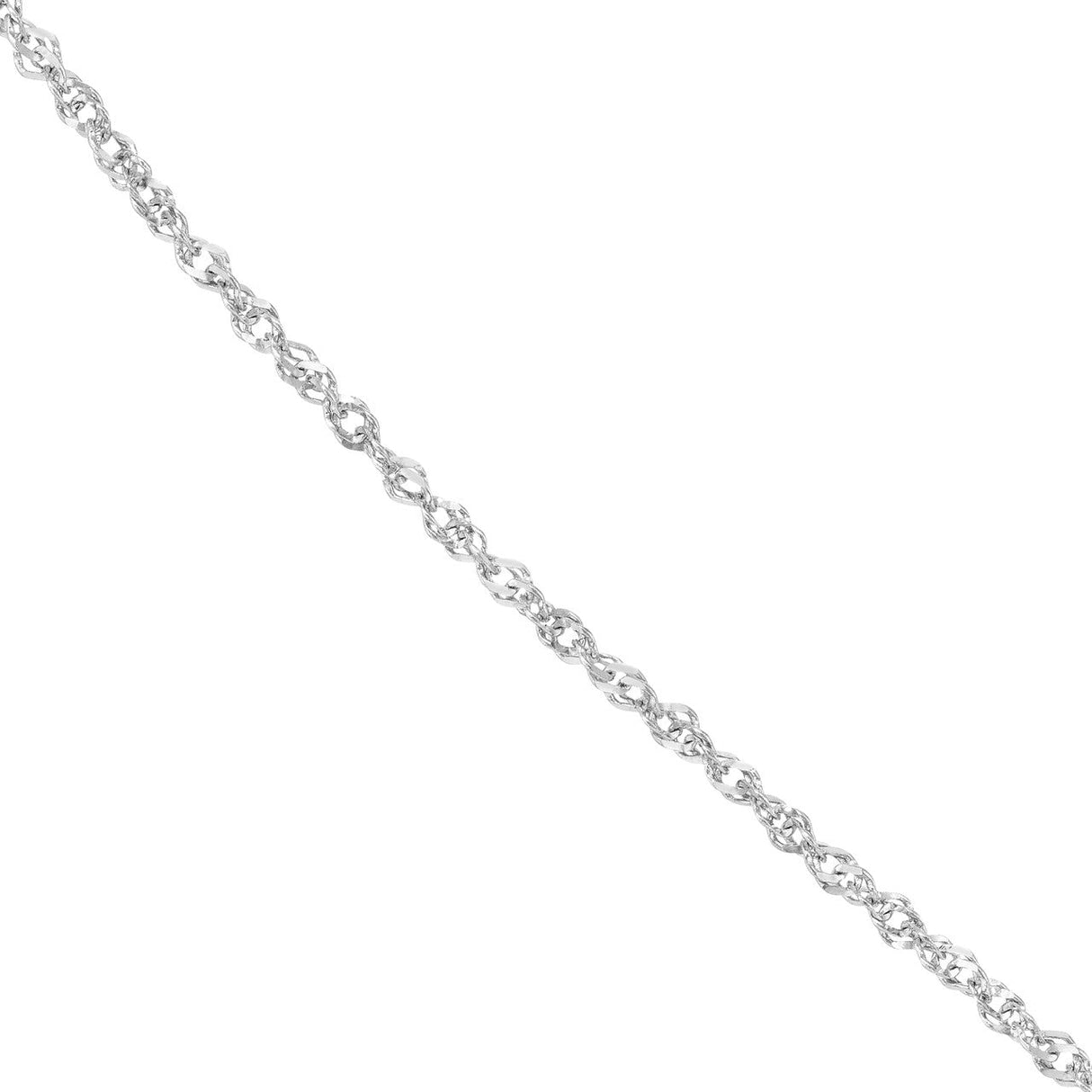 Silver Sparkle Chain 18