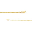 14K Gold Chain, 18", 1.8mm D/C Rope Chain with Lobster Lock, Gold Layered Chain, Gold Layered Necklaces, - Diamond Origin