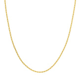 14K Gold Chain, 18", 2.1mm Paper Clip Chain, Gold Layered Chain, Gold Layered Necklaces, - Diamond Origin