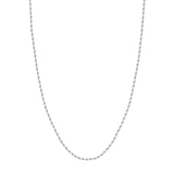 14K Gold Chain, 18", 2.3mm D/C Rope Chain with Lobster Lock, Gold Layered Chain, Gold Necklace, - Diamond Origin