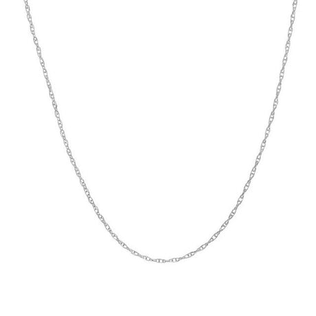 14K Gold Chain, 20", 0.65mm Pendant Rope Chain with Spring Ring, Gold Layered Chain, Gold Necklaces, - Diamond Origin