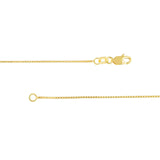 14K Gold Chain, 20", 0.73mm Box Chain with Lobster Lock, Gold Layered Chain, Gold Necklaces, - Diamond Origin, golden chain, gold chain, golden chains, gold chains,box chain, box chains, 14K gold chain, 14K gold chains,