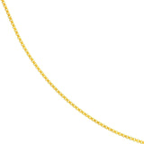 14K Gold Chain, 20", 0.73mm Box Chain with Lobster Lock, Gold Layered Chain, Gold Necklaces, - Diamond Origin
