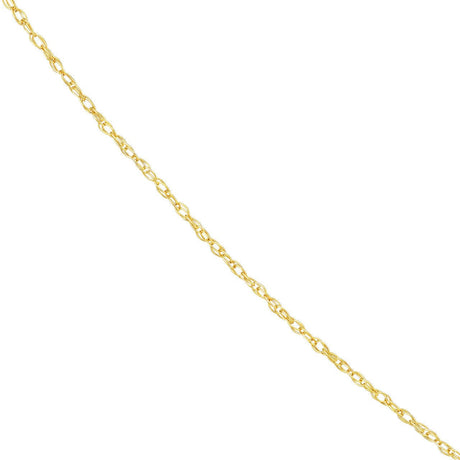 14K Gold Chain, 20", 0.95mm Pendant Rope Chain with Lobster Lock, Gold Layered Chain, Gold Necklaces, Choker, - Diamond Origin