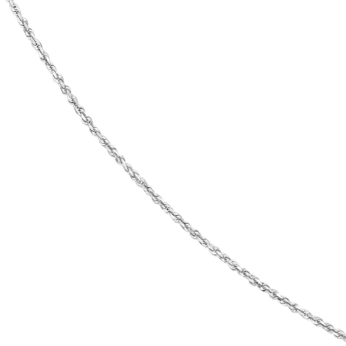 14K Gold Chain, 20", 1.8mm D/C Rope Chain with Lobster Lock, Gold Layered Chain, Gold Layered Necklaces, - Diamond Origin