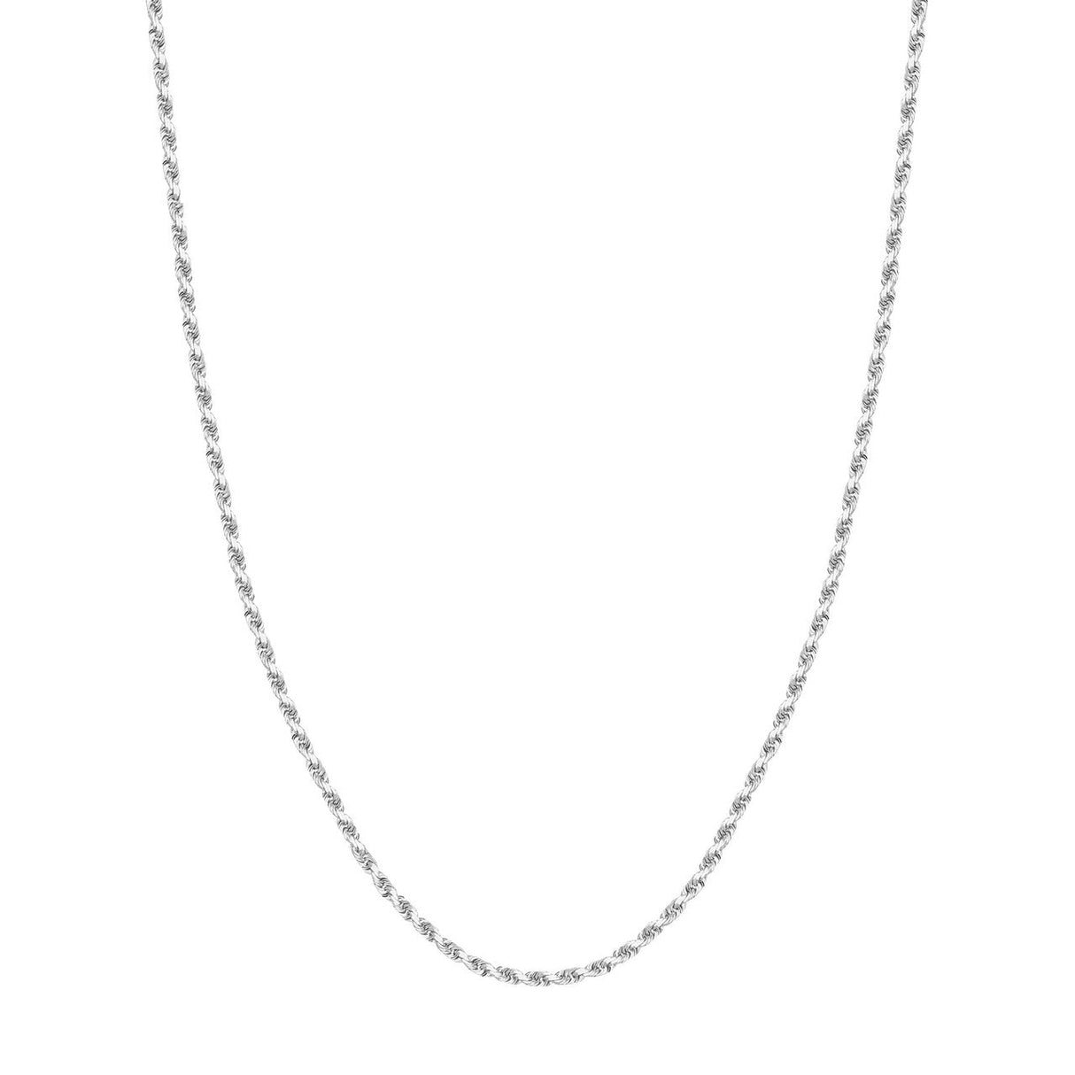 14K Gold Chain, 20", 3mm D/C Rope Chain with Lobster Lock, Gold Layered Chain, Gold Layered Necklaces, 2023 - Diamond Origin