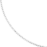 14K Gold Chain, 22", 2.1mm D/C Brill Cable Chain with Slider Bead, Gold Layered Chain, - Diamond Origin