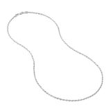 14K Gold Chain, 22", 2.3mm D/C Rope Chain with Lobster Lock, Gold Layered Chain, Gold Necklace, - Diamond Origin