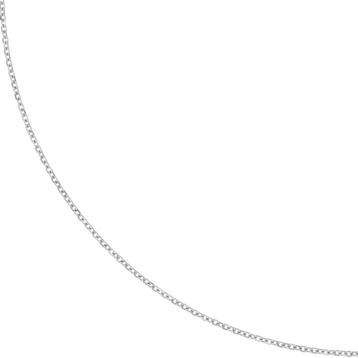 14K Gold Chain, 24", 1.05mm Diamond Cut Cable Chain with Lobster Lock, Gold Layered Chains, Gold Chain Necklace, - Diamond Origin