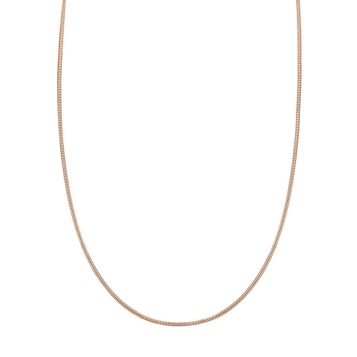 14K Gold Chain, 24", 1.4mm Snake Chain with Lobster Lock,, Gold Layered Chains, Gold Chain Necklace, - Diamond Origin