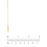 14K Gold Chain, 24", 1.7mm Paper Clip Chain with Lobster Lock, Gold Layered Chains, Gold Chain Necklace, - Diamond Origin