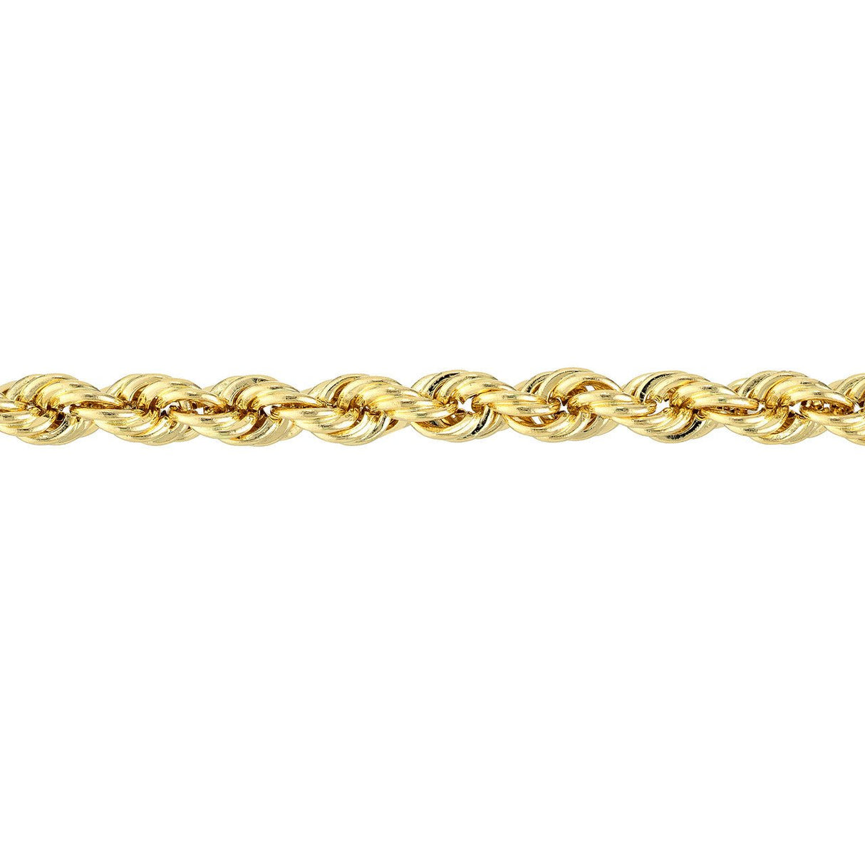 14K Gold Chain, 24", 2.9mm Light Rope Chain with Lobster Lock, Gold Layered Chain, Gold Necklace, - Diamond Origin
