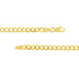 14K Gold Chain, 24", 3.7mm Curb Chain with Lobster Lock, Gold Layered Chains, Gold Layered Necklaces, - Diamond Origin