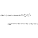 14K Gold Diamond Cut Rope Chain worn alone in a minimalist style, highlighting its standalone elegance and classic look