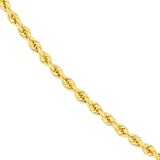 This 14K Gold Light Rope Chain is an enduring classic, blending effortlessly with both contemporary and traditional styles. It is more than just a chain—it's an expression of elegance and style. Perfect for gift-giving or as a treat to yourself, it embodies the everlasting allure of gold.
