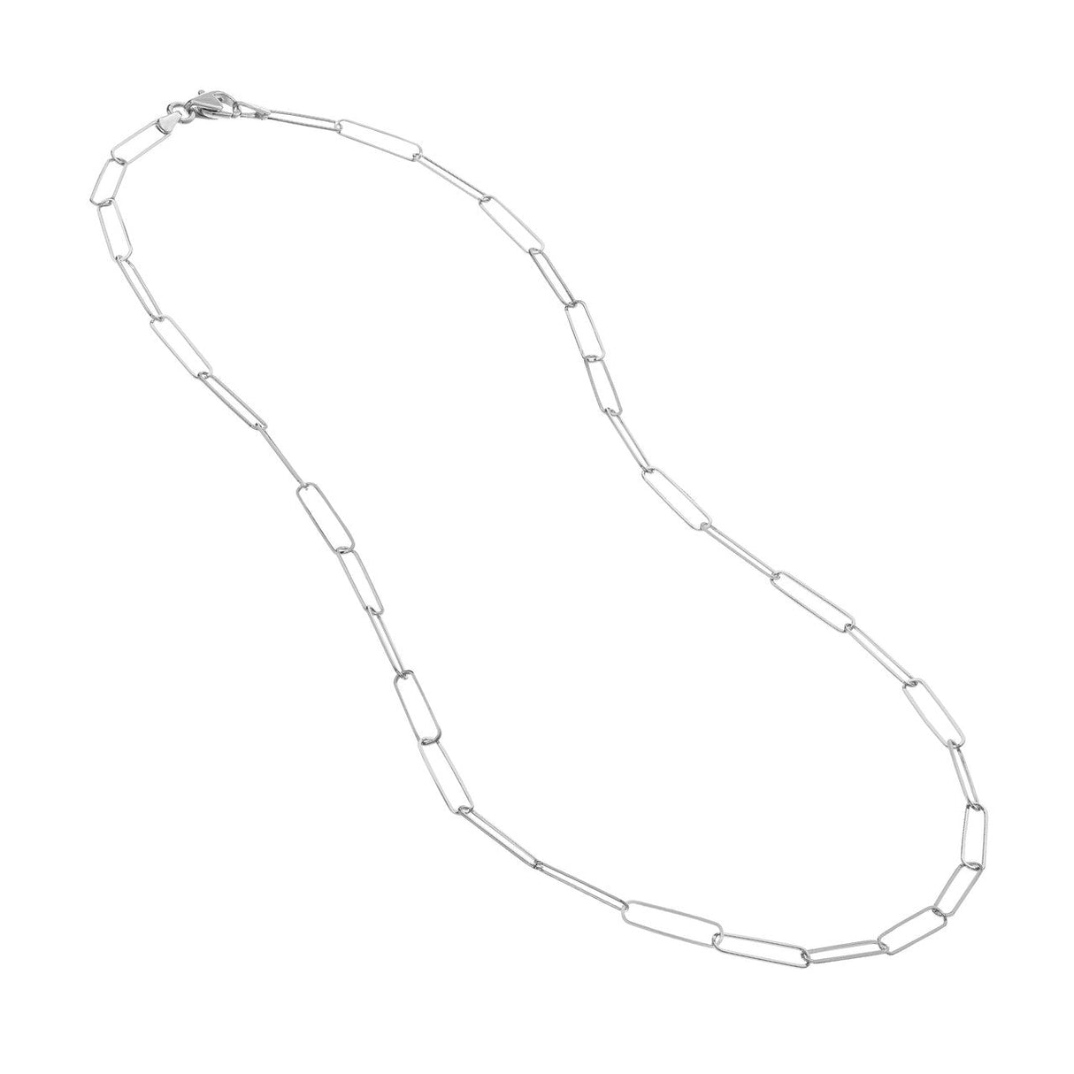14K Gold Chain, Paper Clip Chain with Pear Lock 3,6mm, Gold Chain Necklace This stunning 14K gold chain necklace is crafted with a paper clip chain featuring a pear lock of 3.6mm. Enjoy the durability and gorgeous shine of this classic necklace made of high-quality gold.