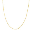 Captivate with this 14K gold chain necklace, featuring 1.95mm D/C paper clip links that exude contemporary charm. The lobster lock provides a reliable and convenient closure, making it an ideal accessory for those seeking a stylish and versatile piece that effortlessly complements any outfit, adding a touch of glamour and refinement.