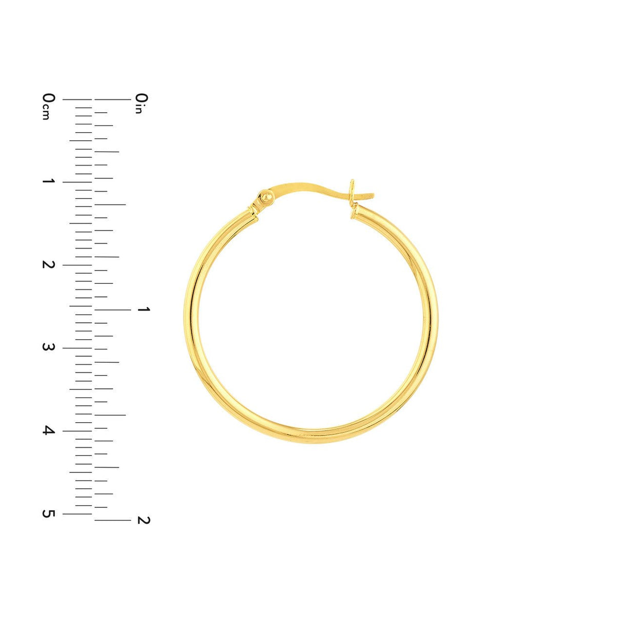 2mm x 30mm Polished Hoop Earrings,  Gold earring for all occasions gift,  Gold earring from Diamond Origin,  Dazzling from every angle, these 14K gold hoop earrings from the 2023 Collection will feel effortlessly stylish on your ears. The 2mm x 30mm polished hoops add a touch of passion and luxury to any outfit. Glam up your look with these beautiful earrings. Make a statement you won't forget!   
