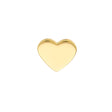 14K Gold Earrings 2023 Collection, Flat Heart Stud Earrings on Post Back  Elegant and fashionable stackable gold ring, trendy small gold ring for all occasions gift,  Gold ring from Diamond Origin,