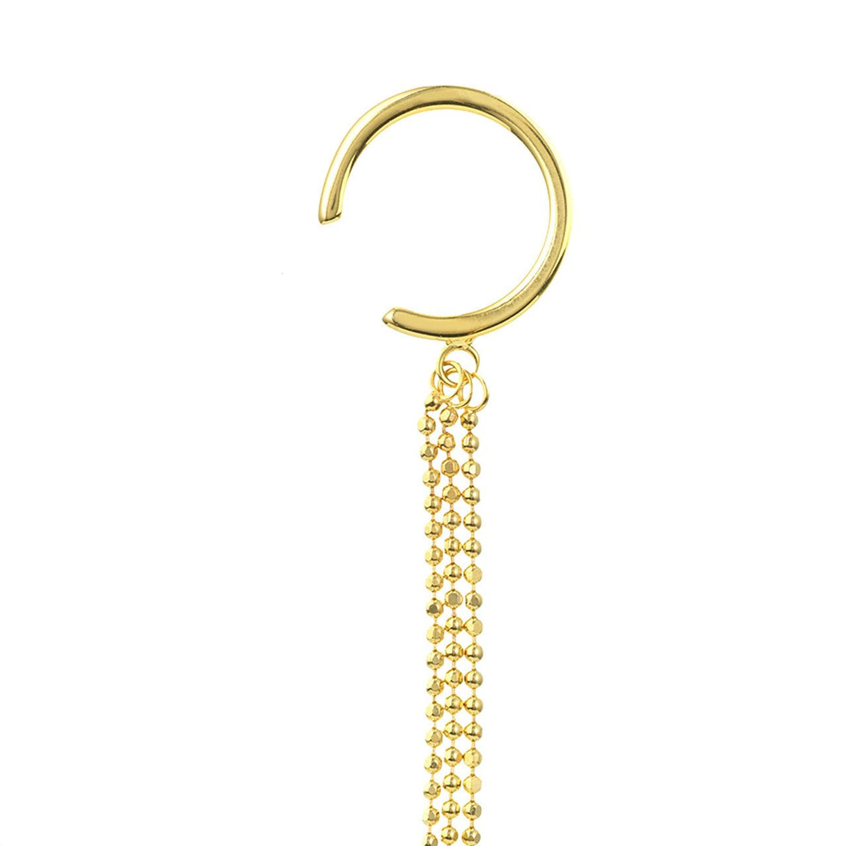 14k Bead Chain 16 Inch - Unique Gold & Diamonds
