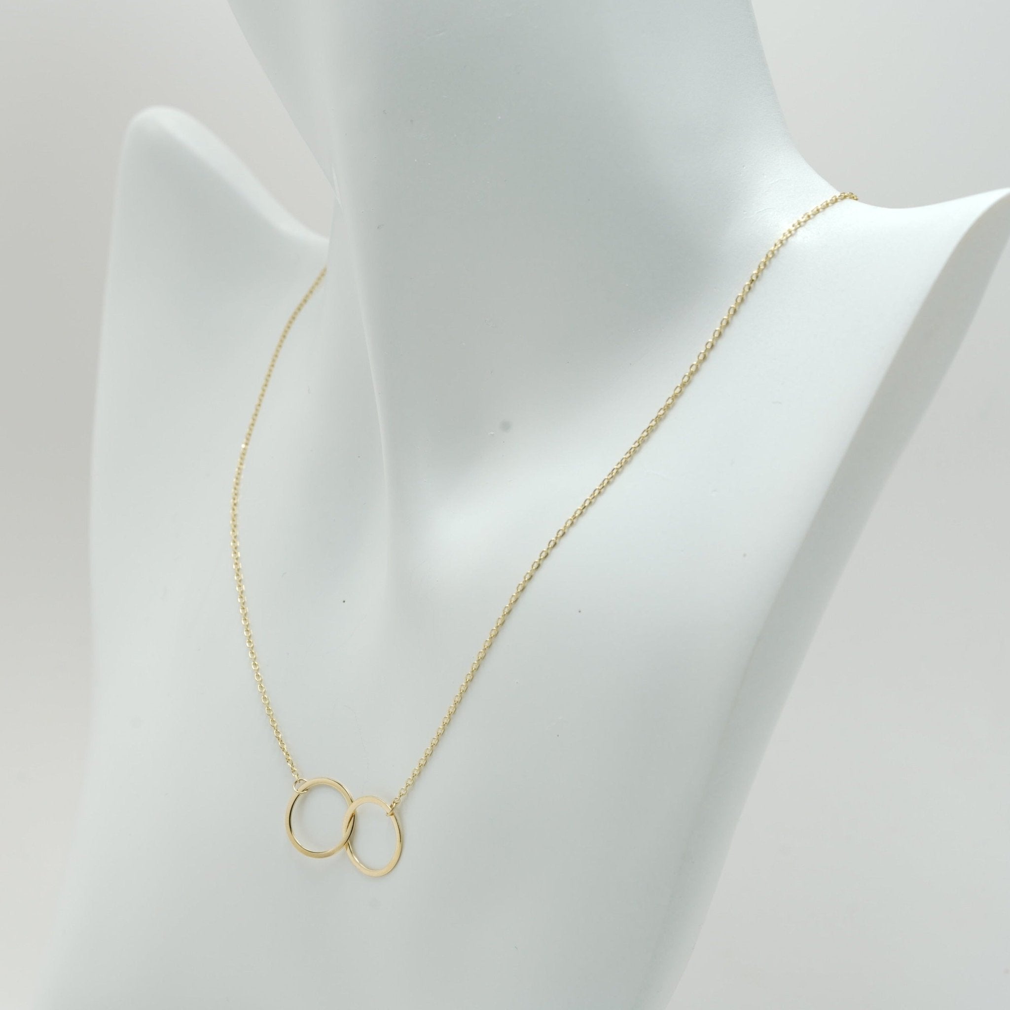 Buy AYESHA Circular Mini Pendant Gold-Toned Dainty Necklace | Shoppers Stop