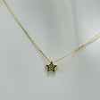 14K Gold Necklace, Petite Star Adjustable Gold Necklace,  Delight your loved one with this stunning, 14k Gold Necklace featuring a stylish, petite star. Richly crafted for enduring elegance, its adjustable design ensures it fits any neck size or look. From Diamond Origin comes the perfect gift for any occasion that will be cherished forever!