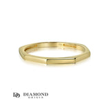 The 14K Gold Octagon Geometric Stackable Ring from Diamond Origin is a piece that truly stands out in a crowd. Picture this: lustrous 14K gold formed into a ring that is both a nod to tradition and a leap into contemporary design.