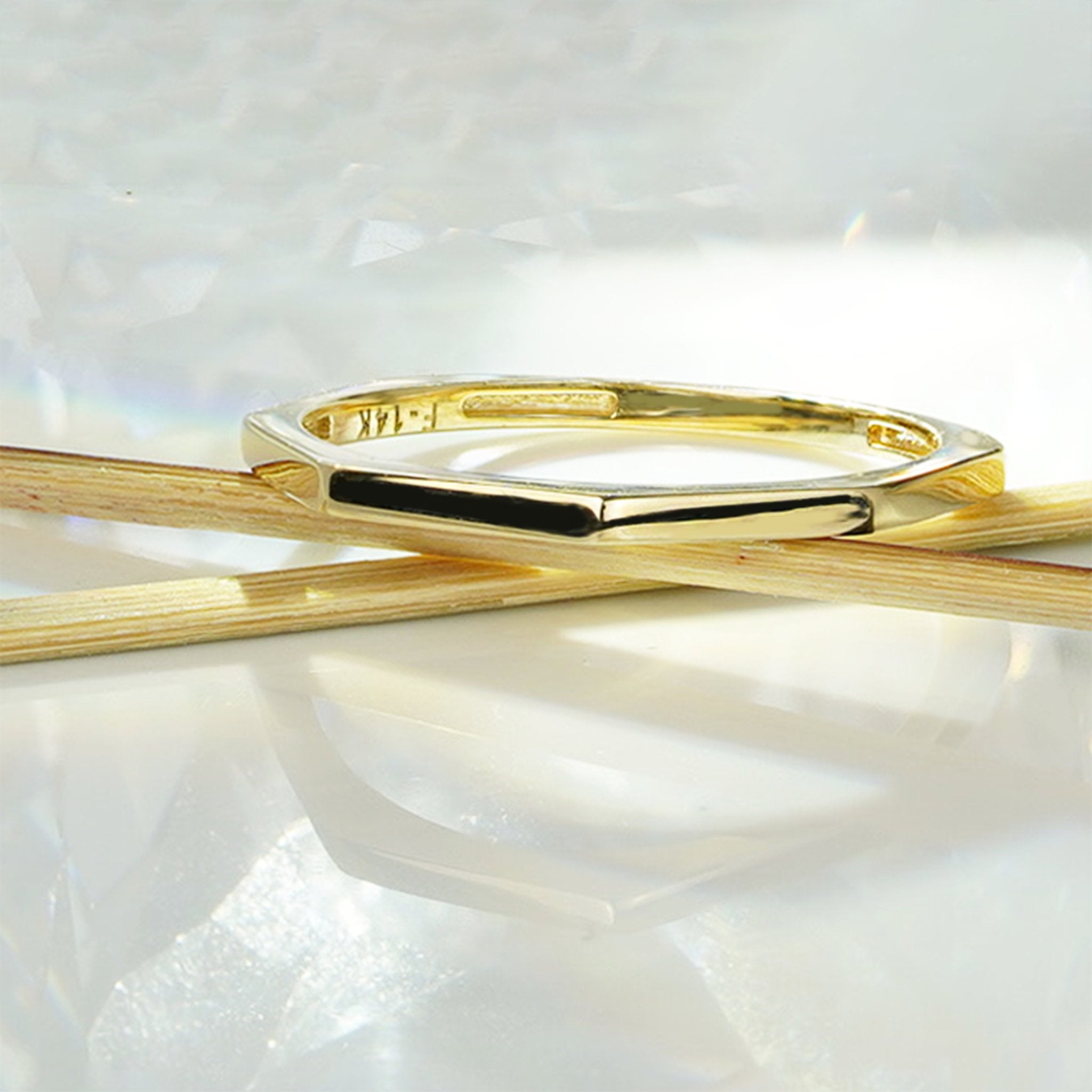 Diamond Three-Stone Ring 1/10 ct tw Round-cut 10K Yellow Gold | Kay