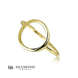 Made from luxurious 14K gold, this stackable ring exudes a warm, radiant glow that effortlessly elevates any outfit. Its design, while simple, is highly versatile, making it perfect for stacking with other pieces or wearing alone for a minimalist, chic look.
