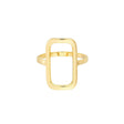 Our Gold Ring with Rectangular Frame Polished Ring design is the perfect blend of modern style and timeless elegance, crafted from high-quality gold with a smooth and polished finish that is perfect for any occasion.  Gold ring from Diamond Origin, 14K Gold Ring, Rectangular Frame Polished Ring, Gold Fashion Ring, Premium Gold, Unique Design, Versatility, Personal Style, Ethically Sourced, Sustainable Jewelry, Contemporary Style, Everyday Wear, Special Occasions, Jewelry Collection.