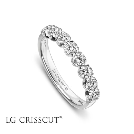 Crisscut Diamond Band, 0.83 ct Lab Grown Diamond Band, - Diamond Origin