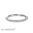 Crisscut Diamond Ring, 0.30 cttw Lab Grown Crisscut Diamond Band, Round Shape Diamonds Wedding Band, - Diamond Origin
