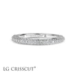Crisscut Diamond Ring, 0.54 cttw Lab-Grown Diamond Band, Christopher Designs Wedding Band, - Diamond Origin