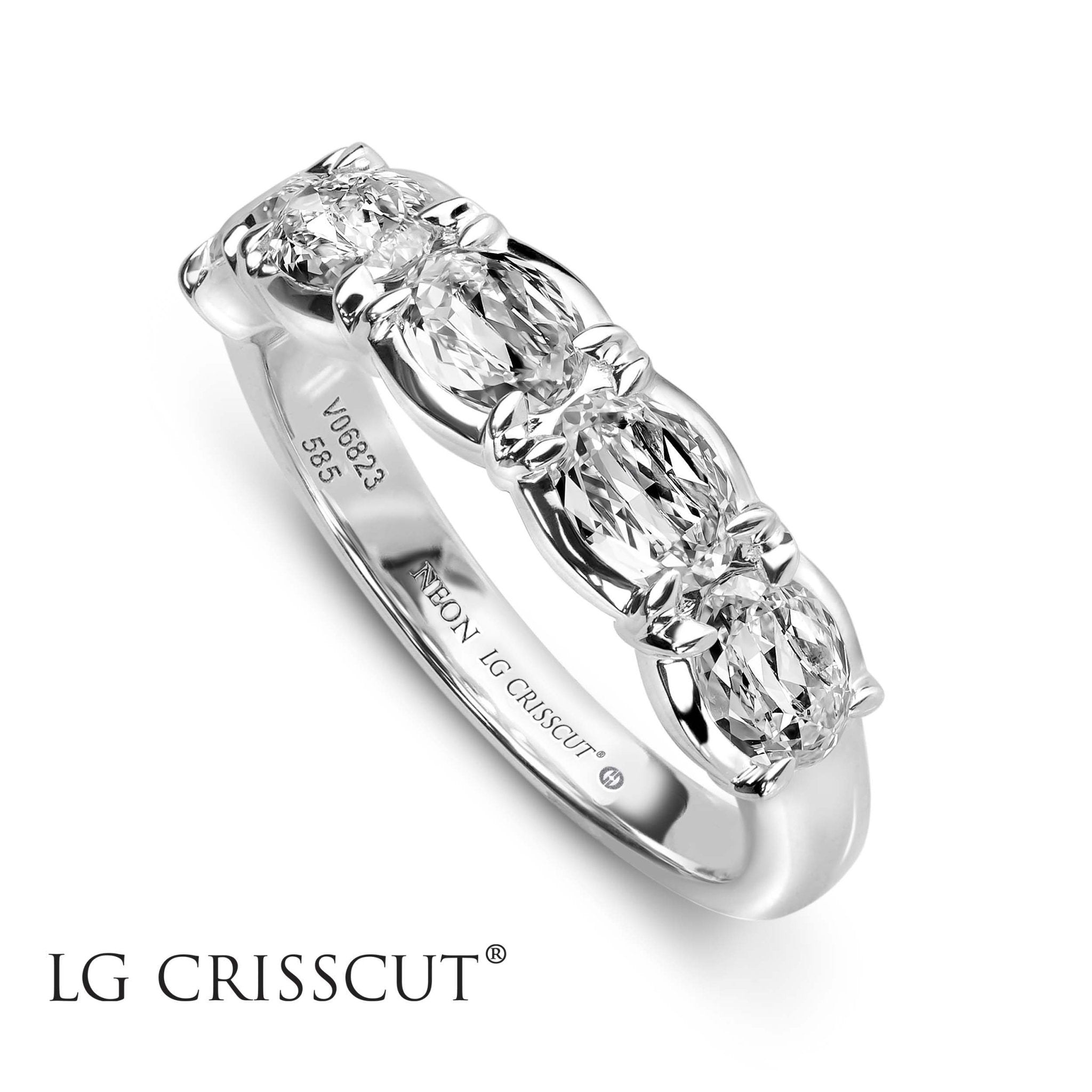 Crisscut Lab Grown Diamond Ring, Lab Created Crisscut Band, Lab Grown –  Diamond Origin