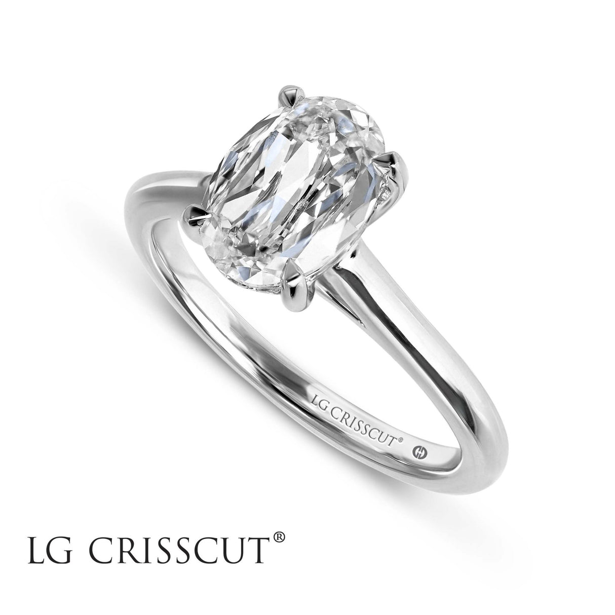 Crisscut L'Amour Diamond Ring, 1.5 ct Lab-Grown L'Amour Crisscut Hidden Hallo Ring, Engagement Christopher Designs Ring, - Diamond Origin