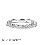 LG Crisscut Diamond Band, 0.47 ct Lab Grown Diamond Ring, Lab Grown Crisscut Band, - Diamond Origin